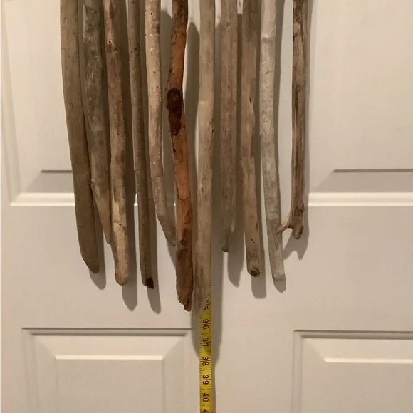 Driftwood Art, Large Driftwood Wind Chime, Driftwood Coastal Art - Picture 5 of 10